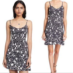 Likely Misha Zephra Smocked Floral Mini Dress